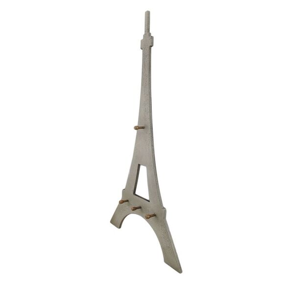 Eiffel Tower Shaped Decorative Wooden Wall Hook Hanging - Picture 2 of 3